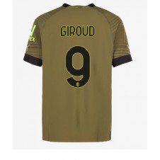 AC Milan Olivier Giroud #9 Tredjedrakt 2022-23 Kortermet